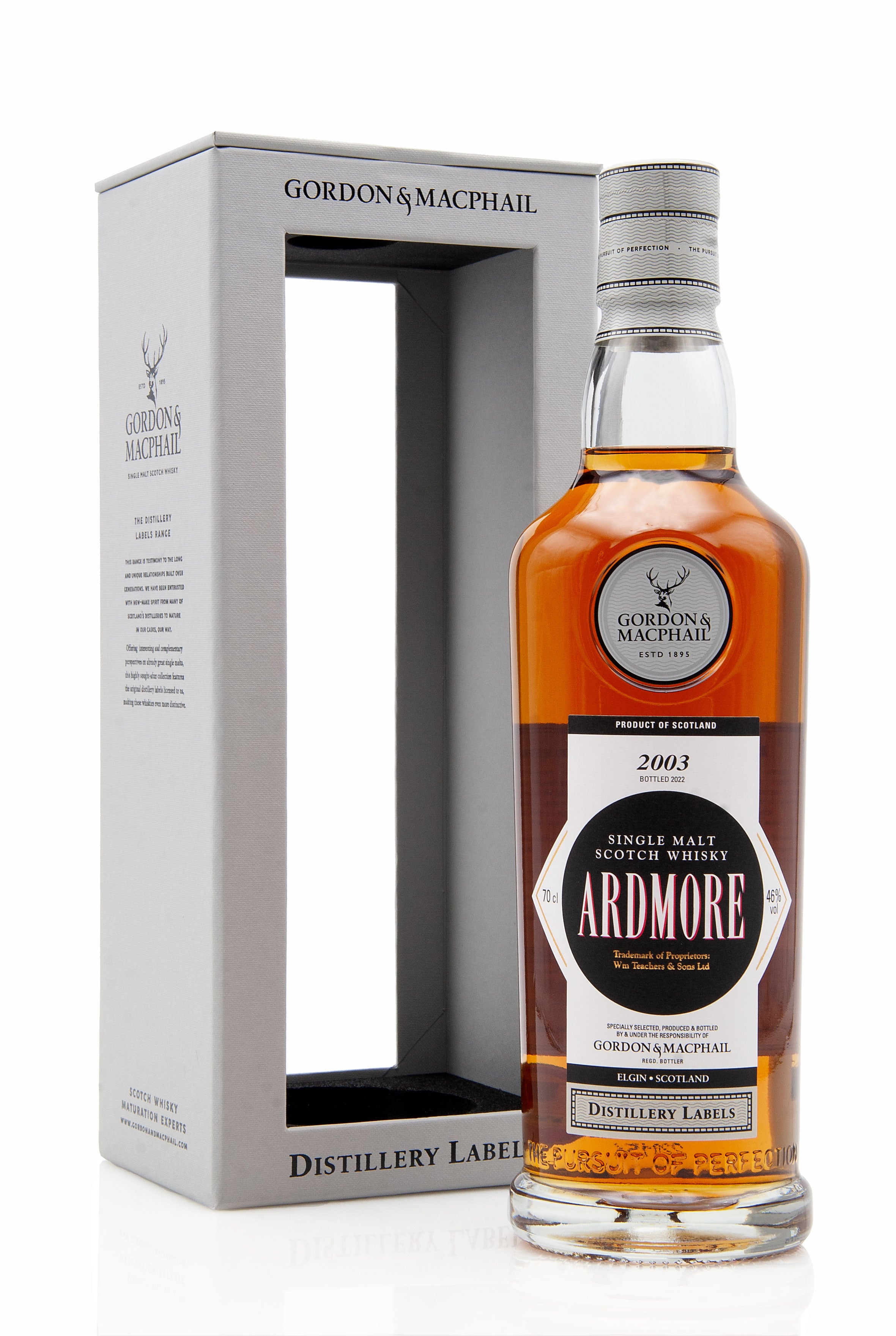 Ardmore 2003 Distillery Labels (G&M) | 18 Year Old Whisky | Abbey Whisky