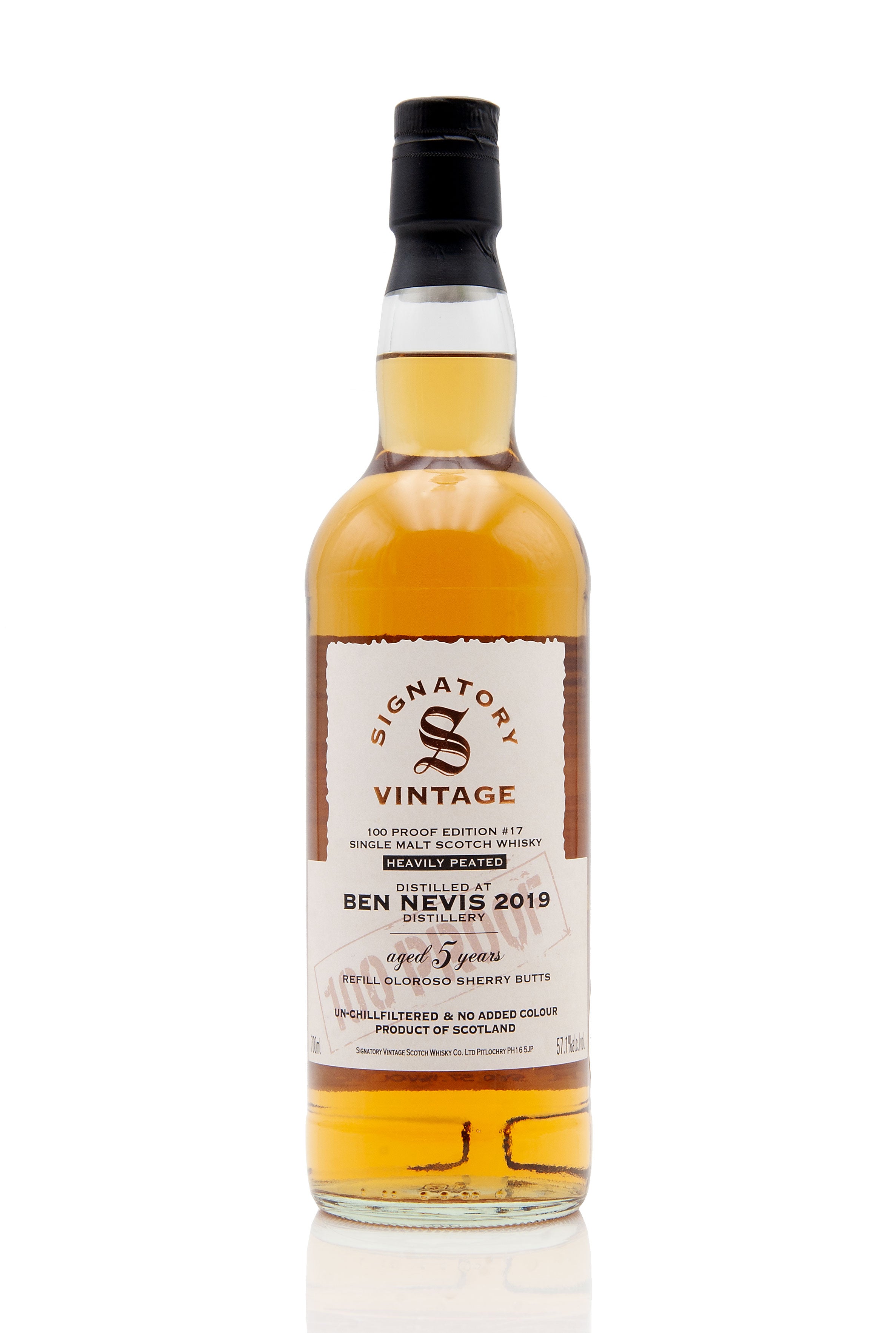 Ben Nevis 5 Year Old - 2019 | Signatory 100 Proof Edition 17 | Abbey Whisky