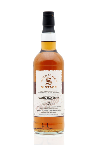 Caol Ila 9 Year Old - 2015 | Signatory 100 Proof #26 | Abbey Whisky