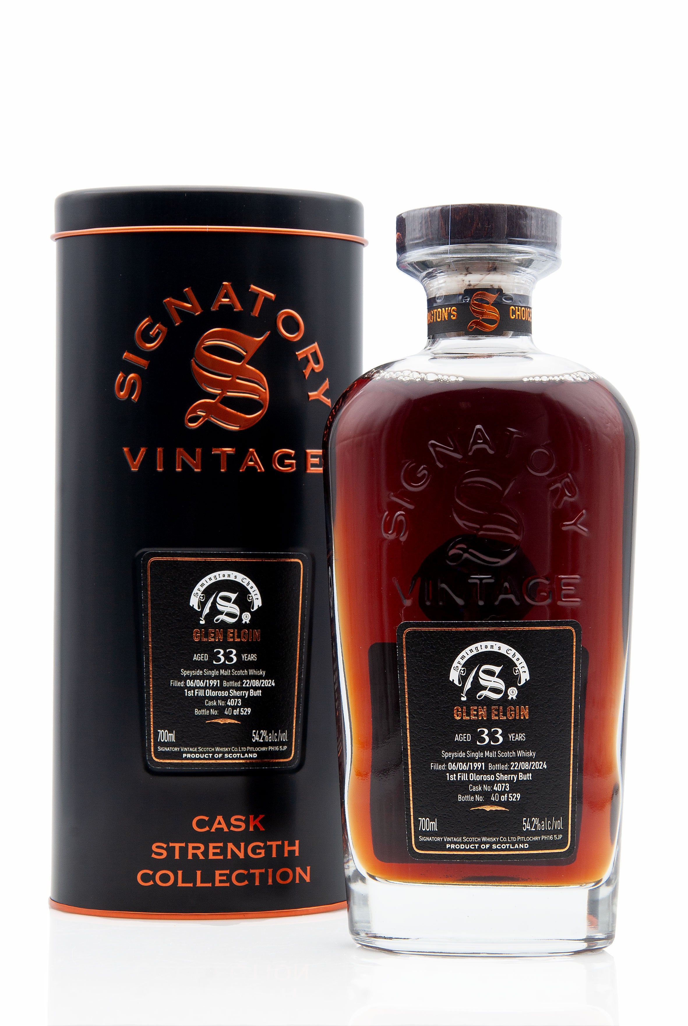 Glen Elgin 33 Year Old - 1991 | Cask 4073 | Symington's Choice (Signatory) | Abbey Whisky