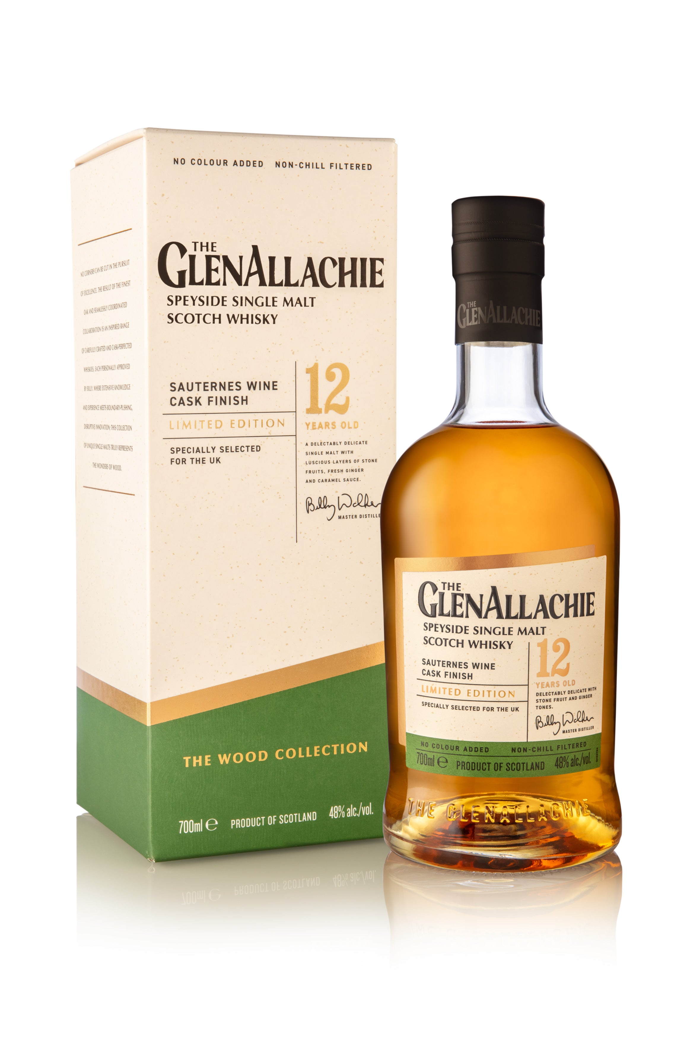 GlenAllachie 12 Year Old Sauternes Wine Cask Finish | Abbey Whisky