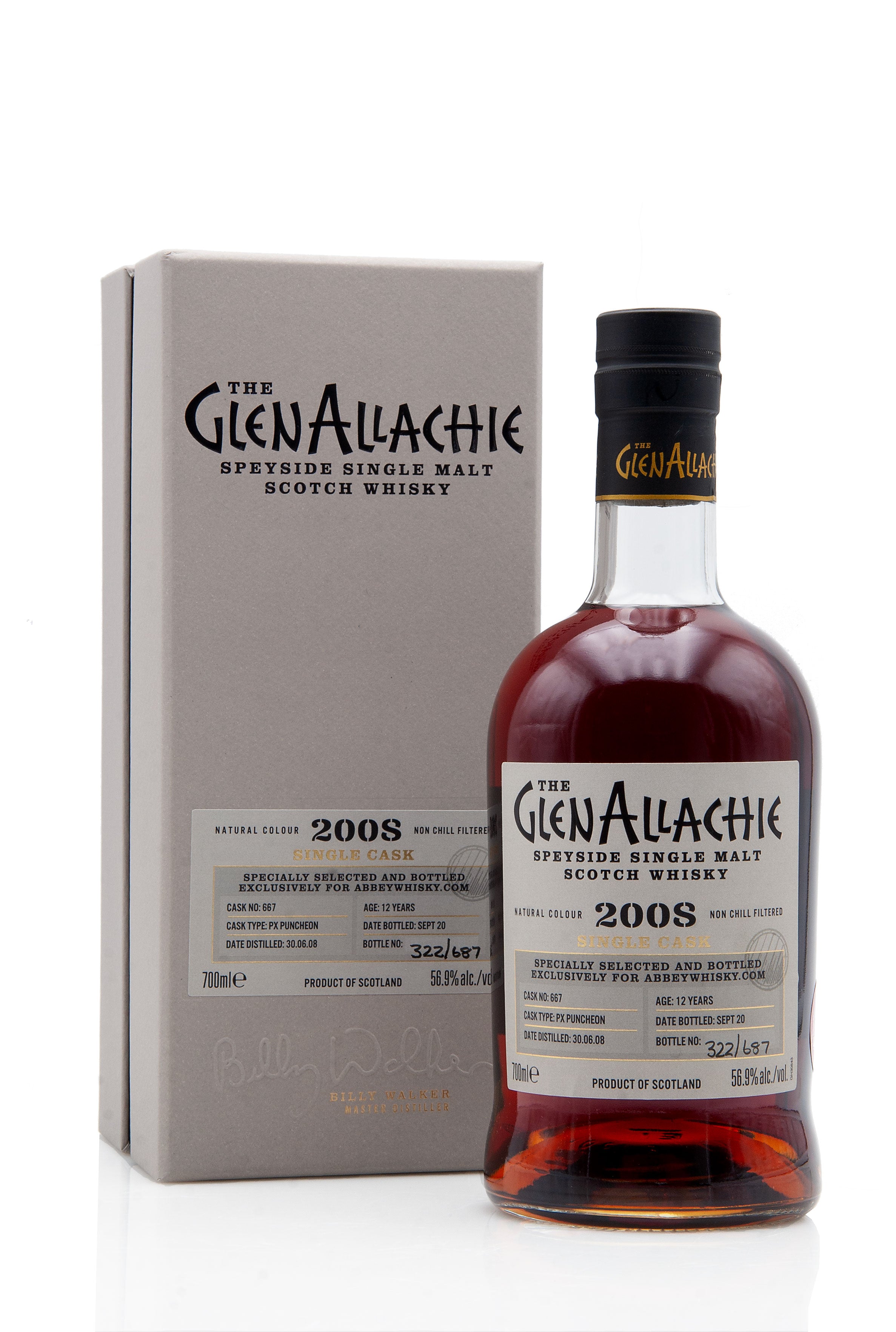 GlenAllachie 12 Year Old - 2008 | Cask 667 | AW Exclusive | Award Winning Whisky | Abbey Whisky