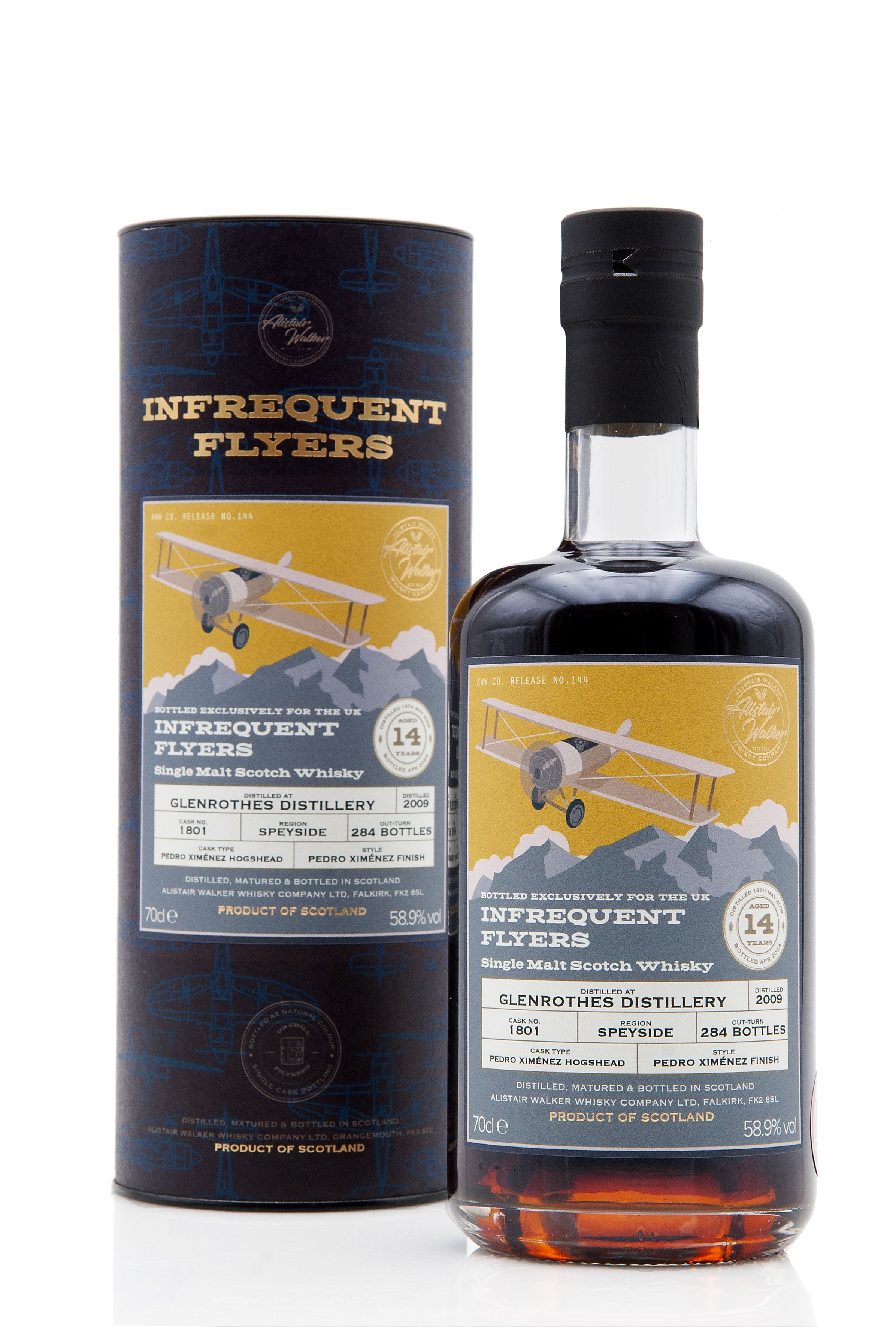 Glenrothes 14 Year Old - 2009 | Cask 1801 | Infrequent Flyers (UK Exclusive) | Abbey Whisky