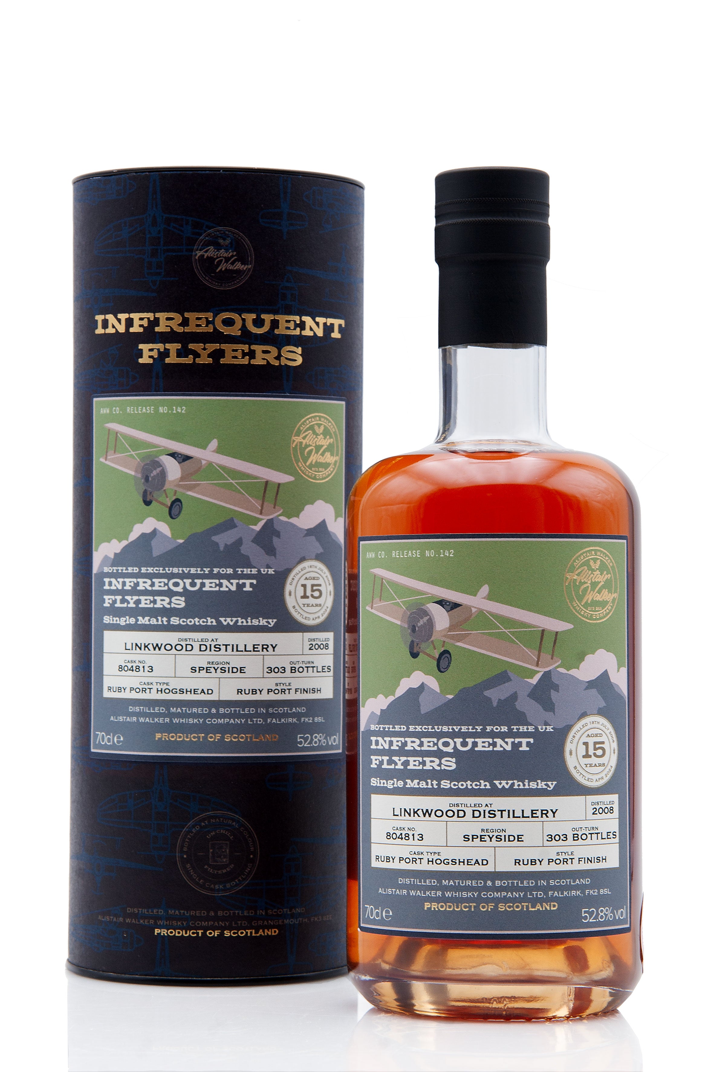 Linkwood 15 Year Old - 2008 | Cask 804813 | Infrequent Flyers (UK Exclusive) | Abbey Whisky