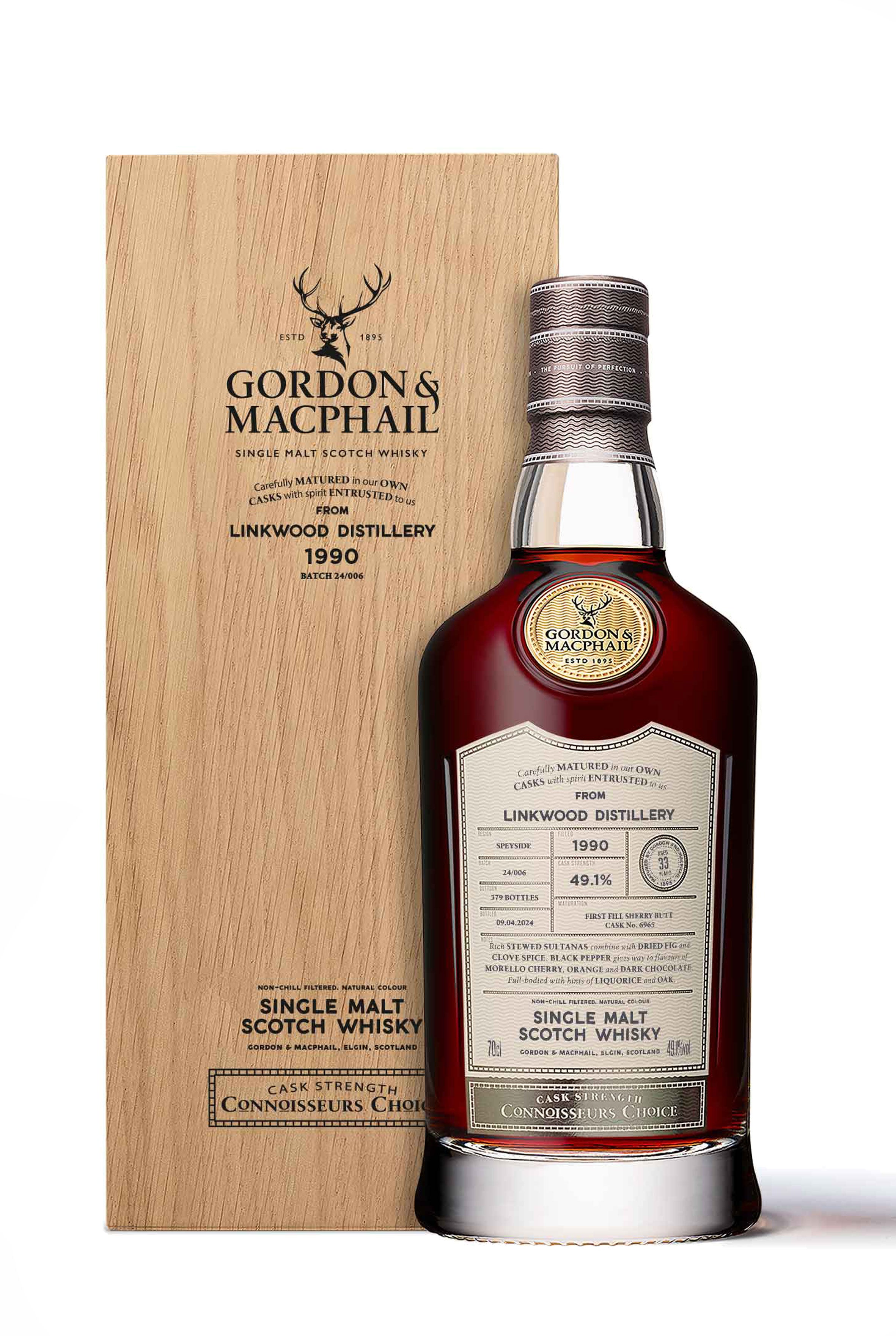 Linkwood 33 Year Old - 1990 | Cask 6965 | Connoisseurs Choice (G&M)