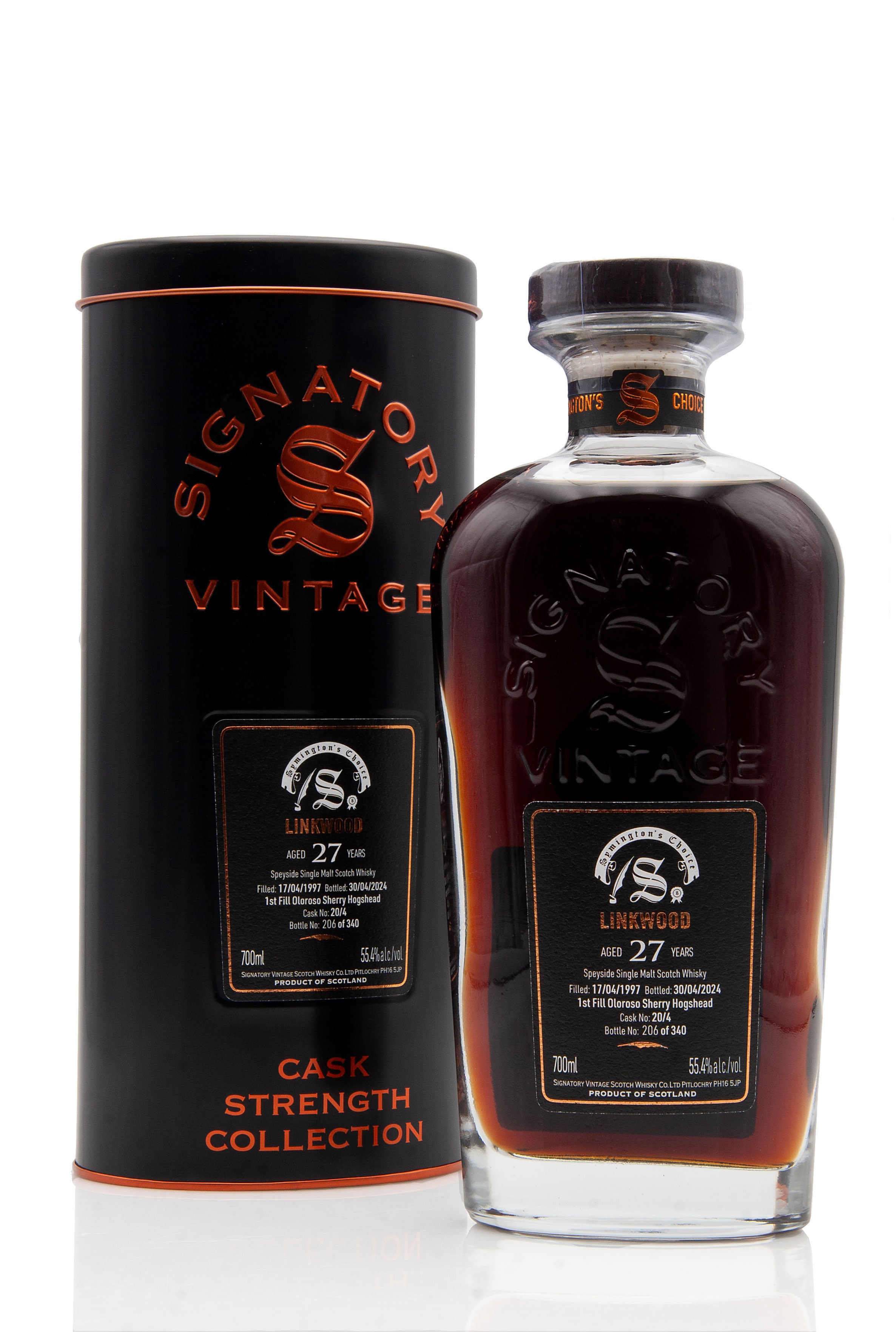 Linkwood 27 Year Old - 1997 | Cask 20/4 | Symington's Choice (Signatory) | Abbey Whisky