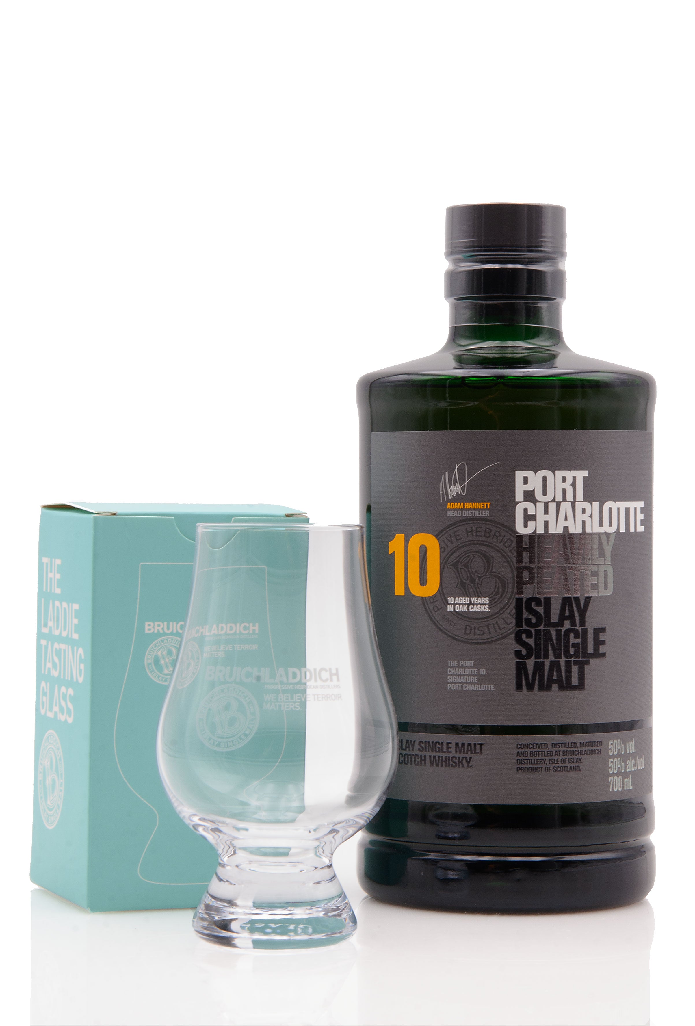 Port Charlotte 10 Years Old Heavily Peated Single Malt Scotch Whisky 70cl
