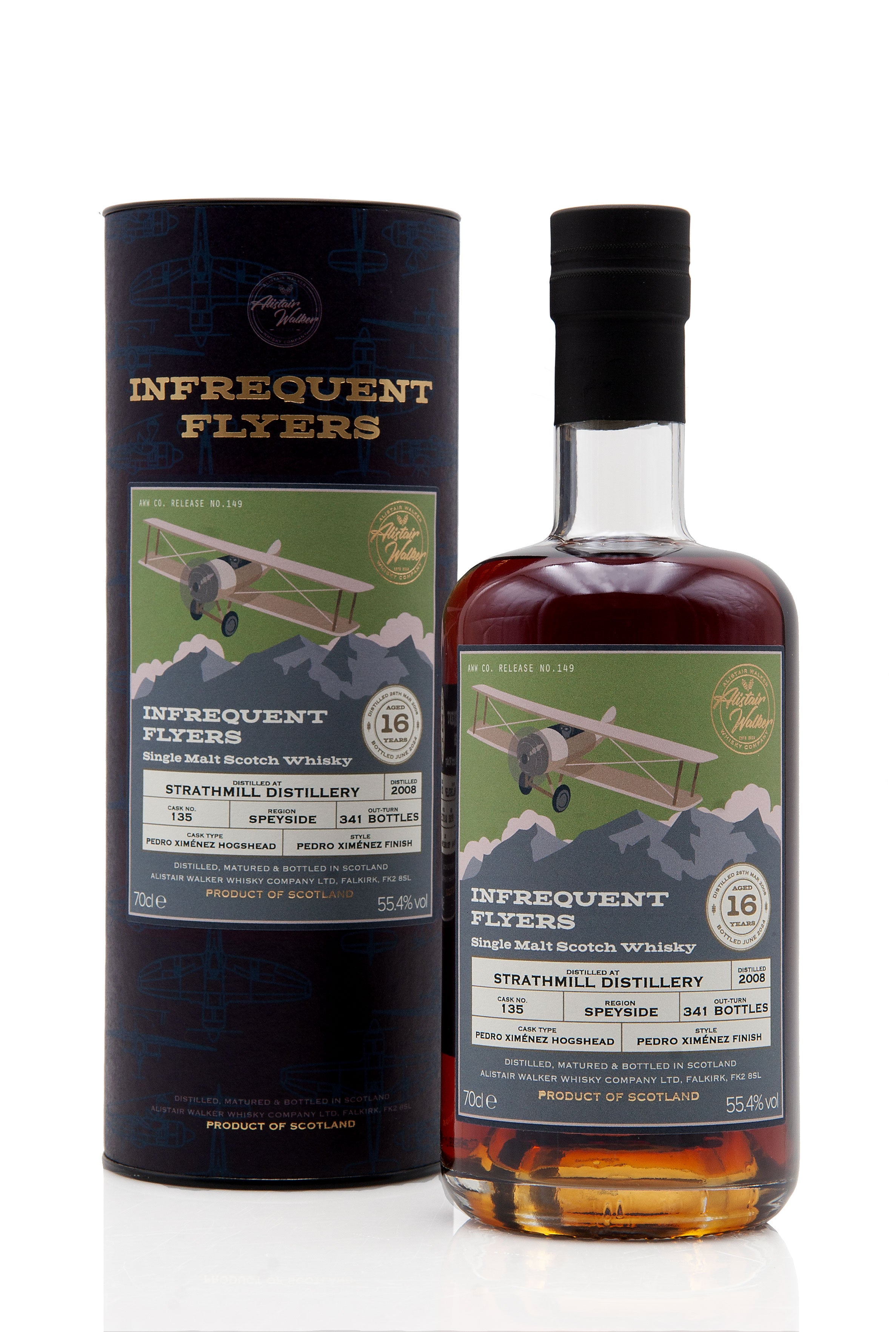 Strathmill 16 Year Old - 2008 | Cask 135 | Infrequent Flyers | Abbey Whisky